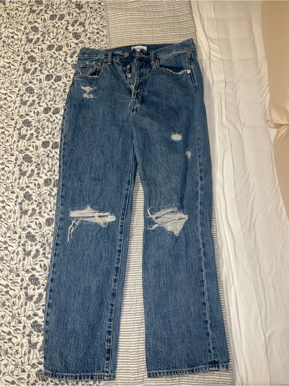 Pistola Distressed High-Rise Women's Blue Jeans